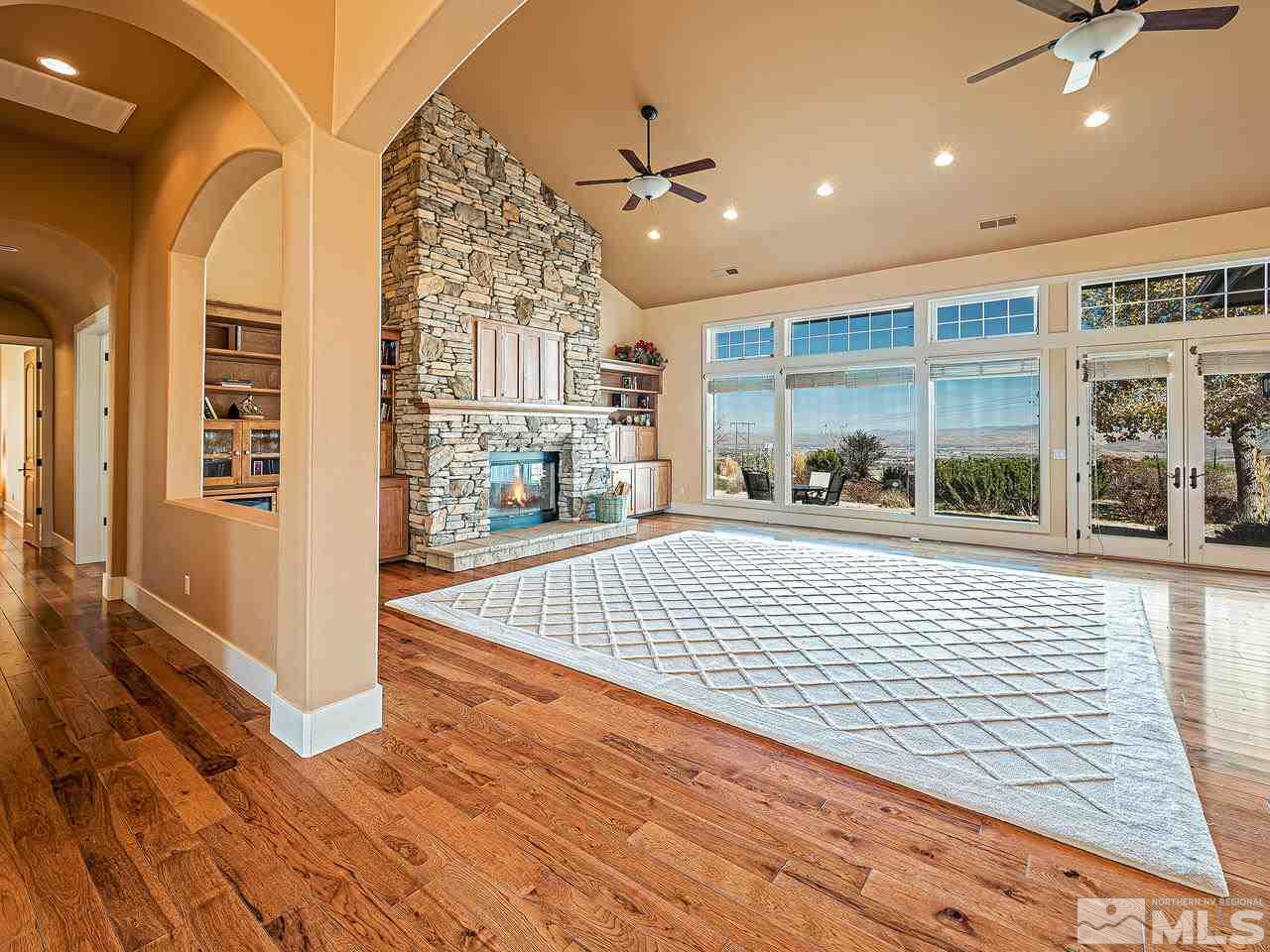 3644 Silver Vista Drive Reno, NV 89511 - Photo 2 of 40 a view of balcony with wooden floor