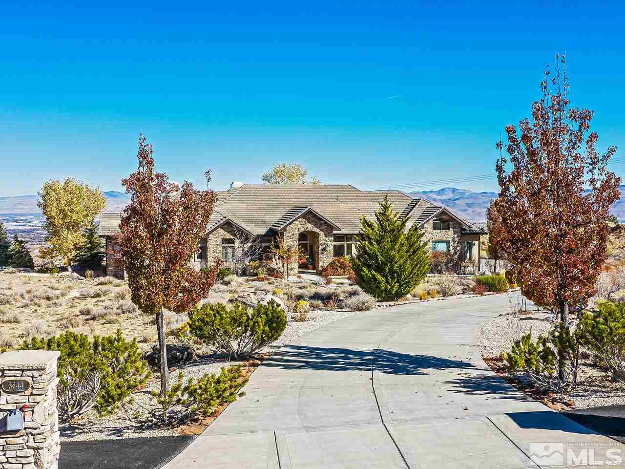 3644 Silver Vista Drive Reno, NV 89511 - Photo 30 of 40 a view of a house with a yard and sitting area