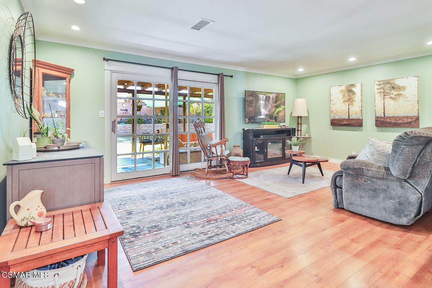 2248 Cutler Street Simi Valley, CA 93065 - Photo 8 of 41 a living room with furniture and a flat screen tv
