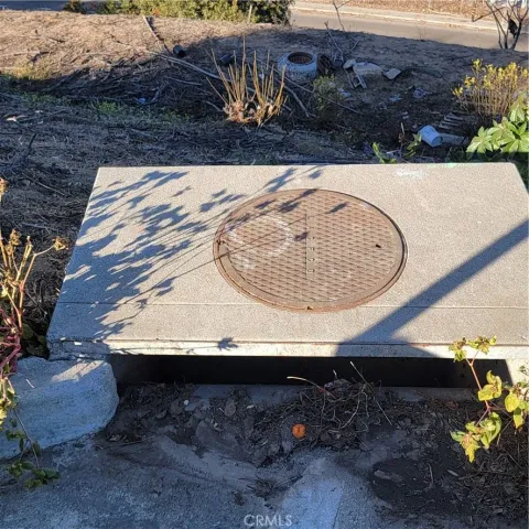 a view of a wooden door