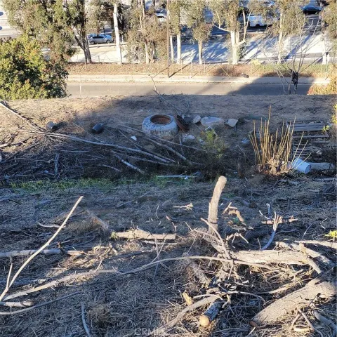 a view of yard with outdoor seating