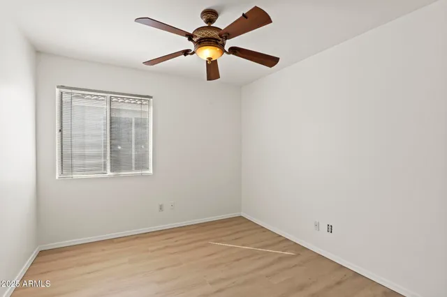 a view of small space with racks on the wall