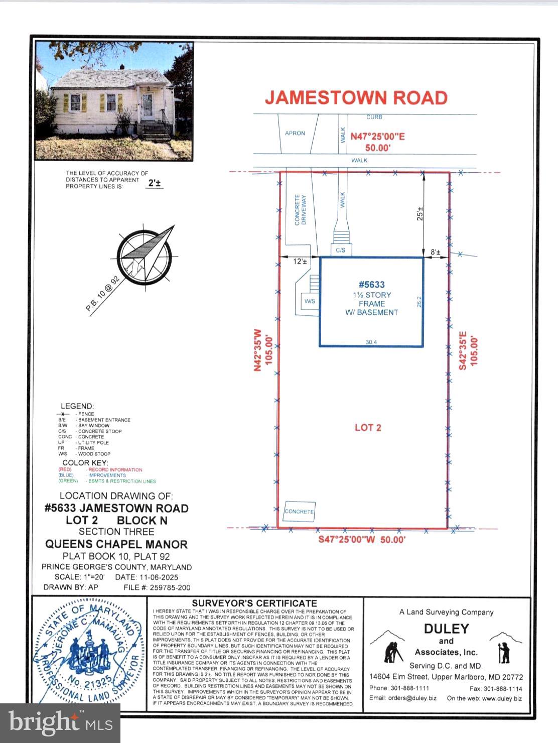 5633 Jamestown Road Hyattsville, MD 20782 - Photo 44 of 47 Survey