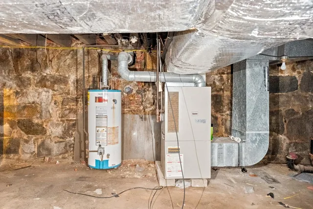 a shelf of water heater on a table