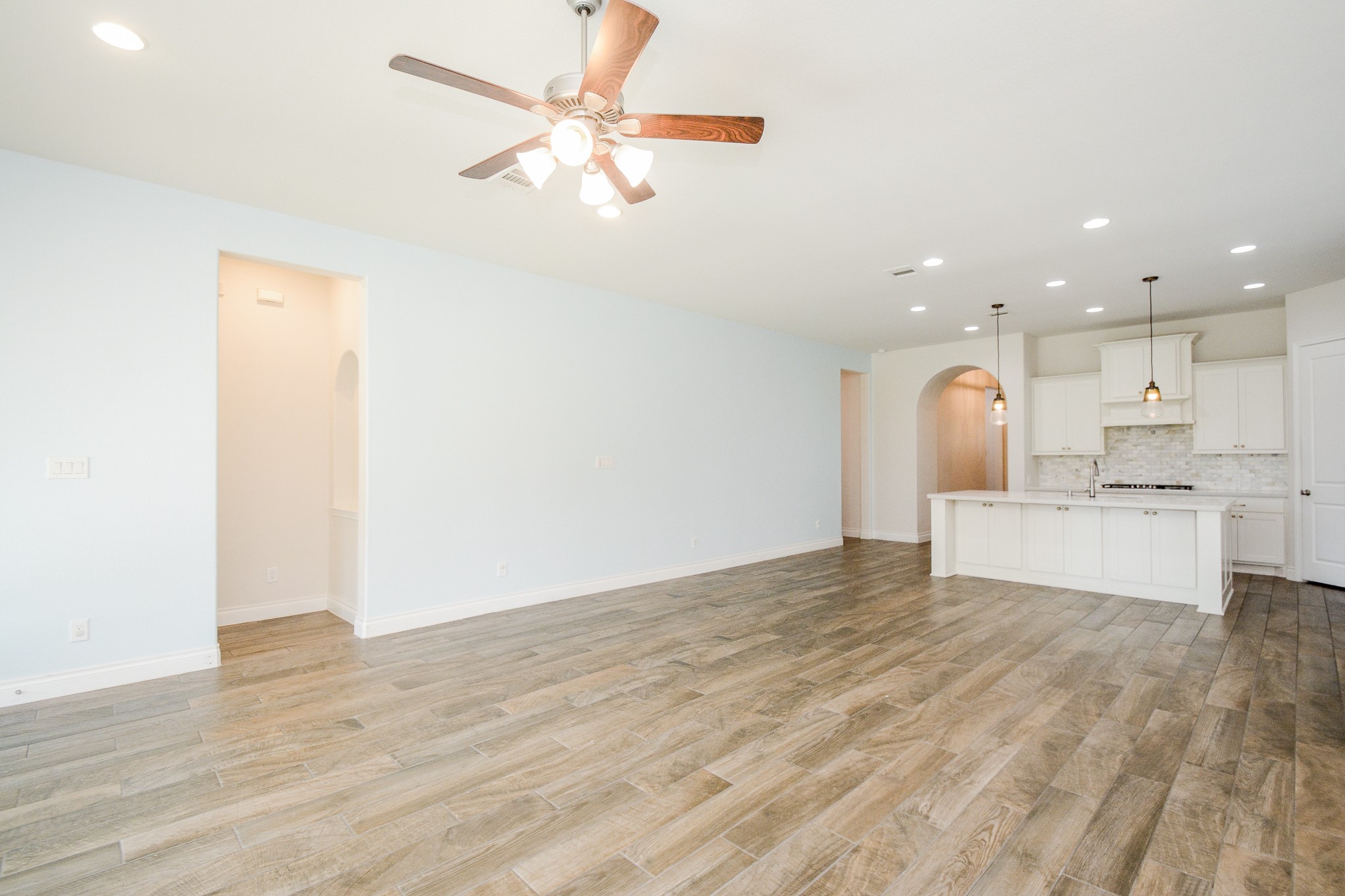 28127 Knight Peak Drive Spring, TX 77386 - Photo 29 of 42 a view of kitchen with wooden floor