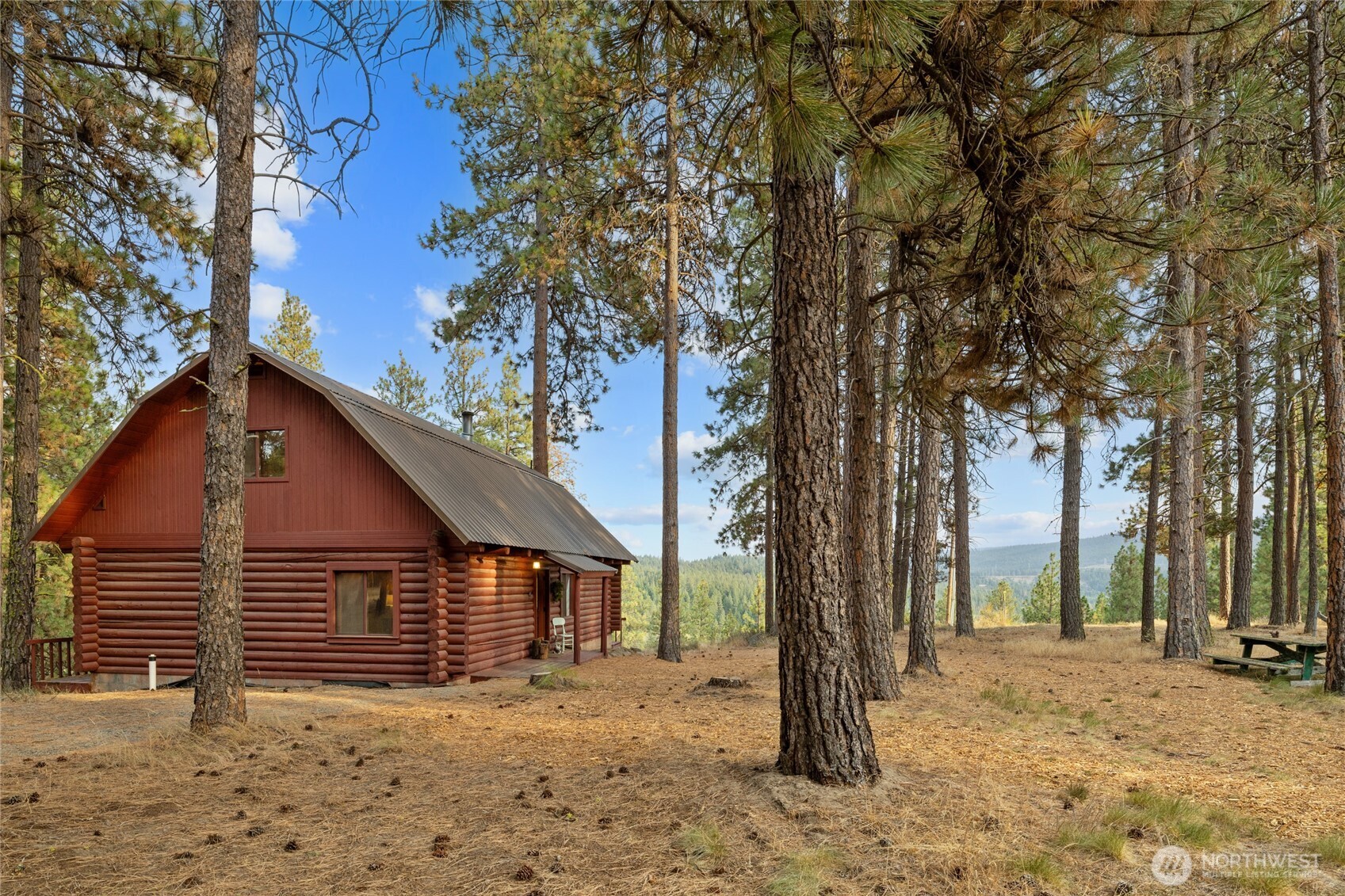 300 Teanaway Ridge Way Cle Elum, WA 98922 - Photo 1 of 38 a house with trees in front of it