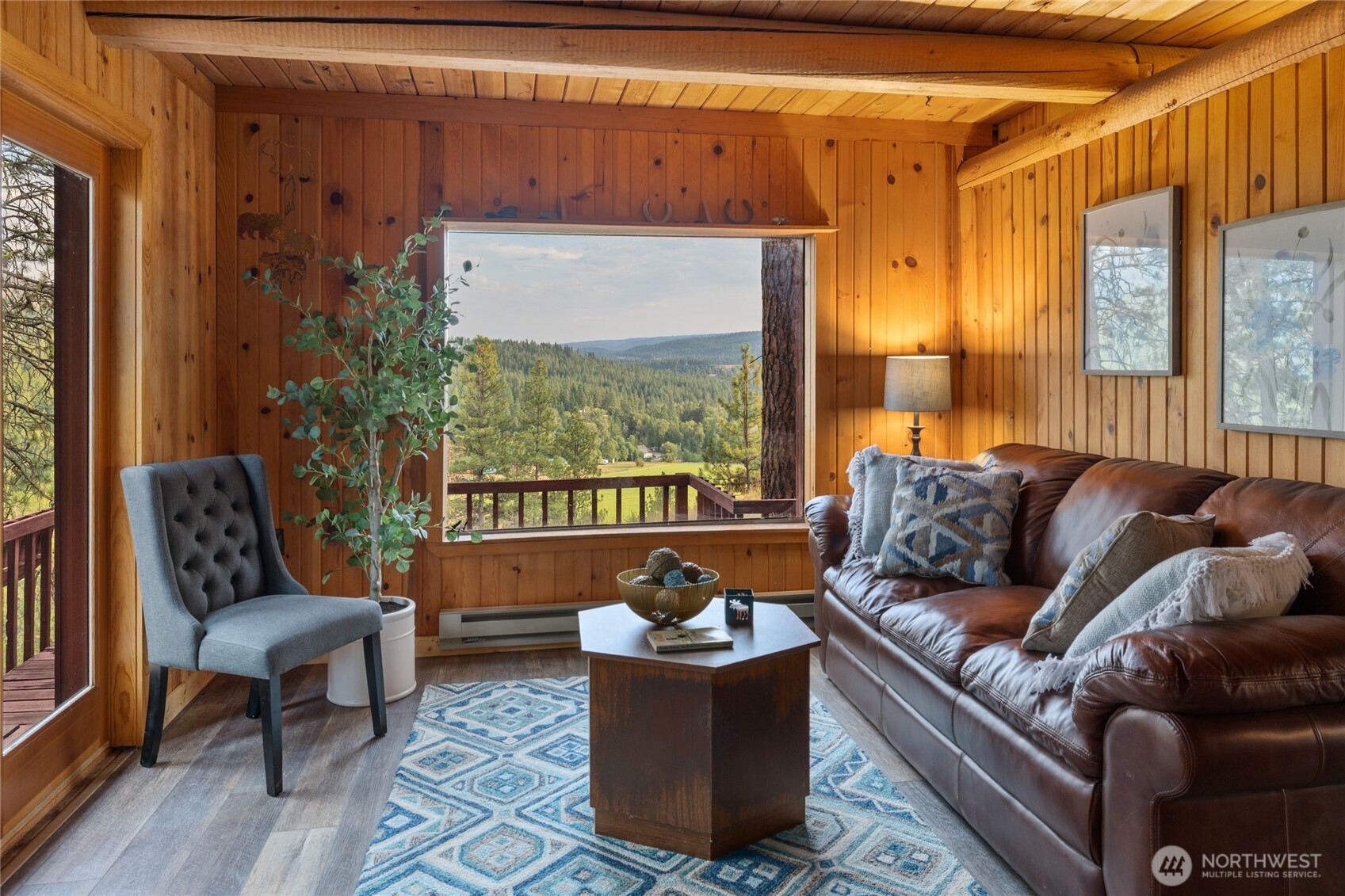 300 Teanaway Ridge Way Cle Elum, WA 98922 - Photo 17 of 38 a living room with furniture and a large window