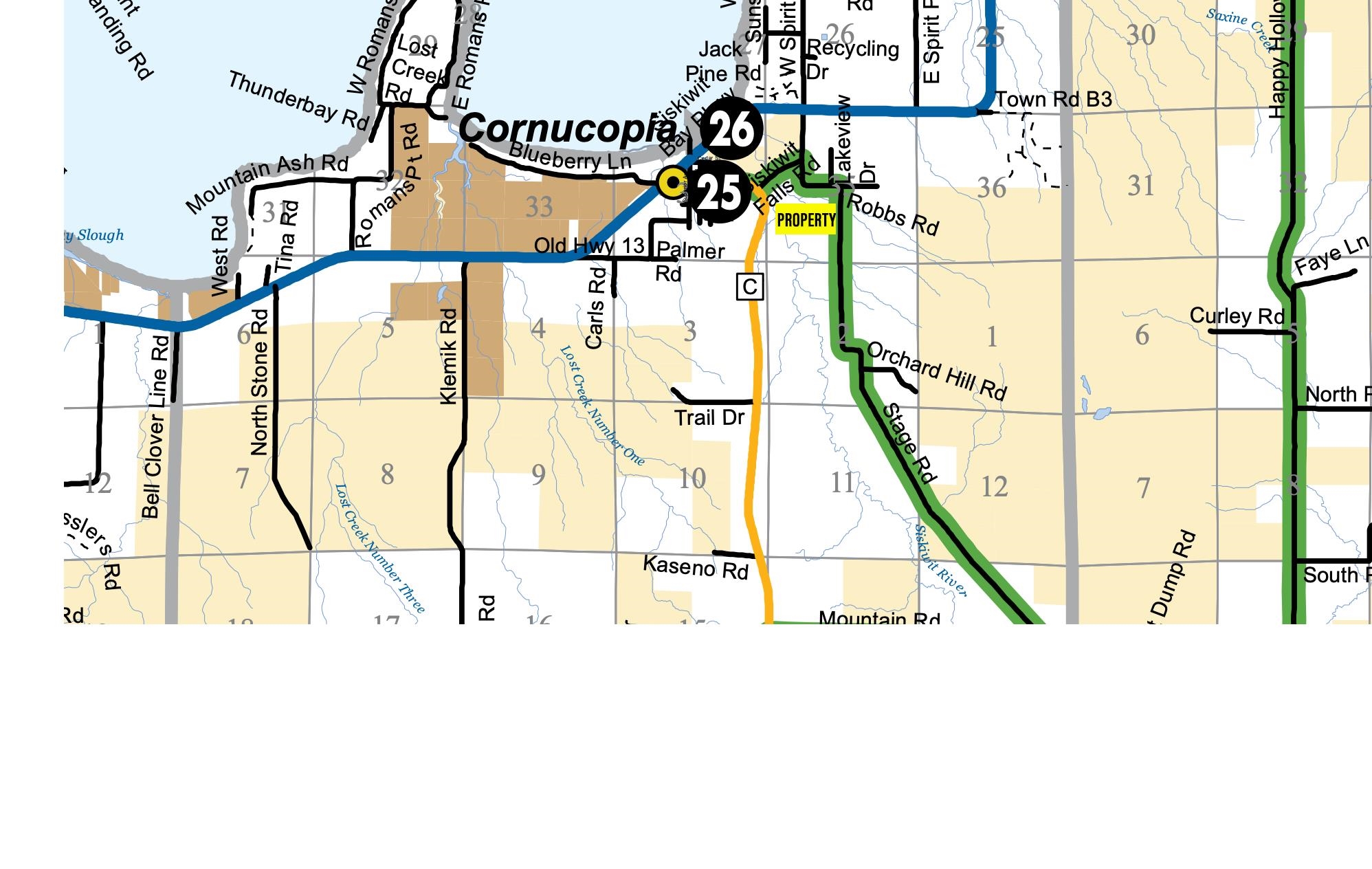 88215 Stage Road Cornucopia, WI 54827 - Photo 17 of 17 ATV/UTV MAP