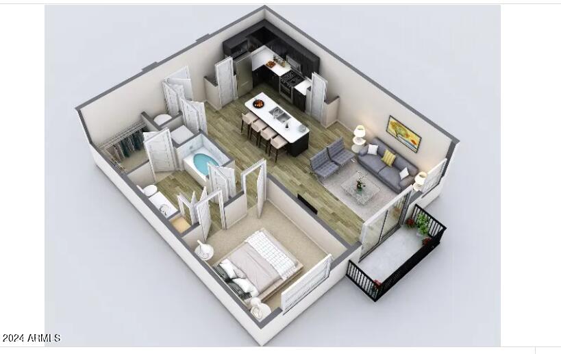 4949 North 7th Street, Unit A3 Phoenix, AZ 85014 - Photo 22 of 22 a living room with furniture