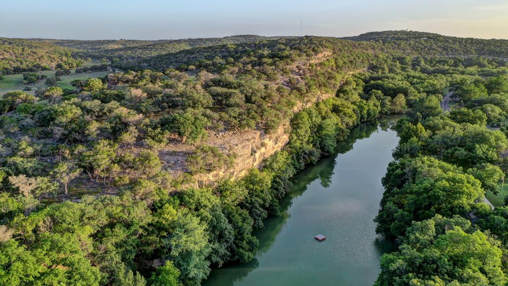 157 Cedar Cliff Loop West Hunt, TX 78024 - Photo 28 of 35 an aerial view of valley and lake