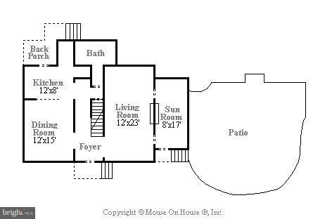 6920 Piney Branch Road Northwest Washington, DC 20012 - Photo 15 of 29 Floor plan main level