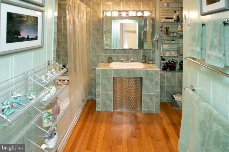 6920 Piney Branch Road Northwest Washington, DC 20012 - Photo 5 of 29 Bath with fabulous marble tile