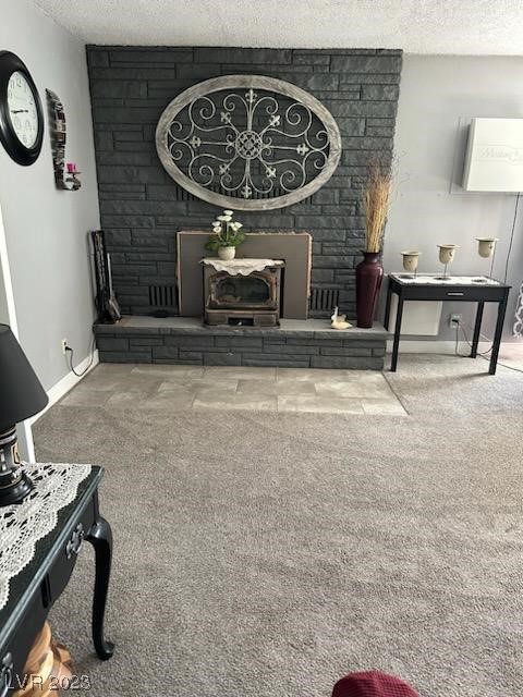 175 Comstock Road Pioche, NV 89043 - Photo 21 of 45 Living Room Fireplace
