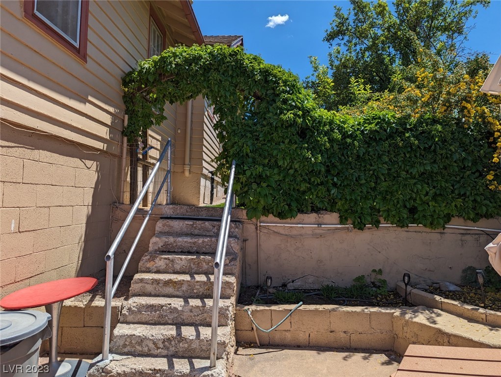 175 Comstock Road Pioche, NV 89043 - Photo 10 of 45 Patio to upper level grounds