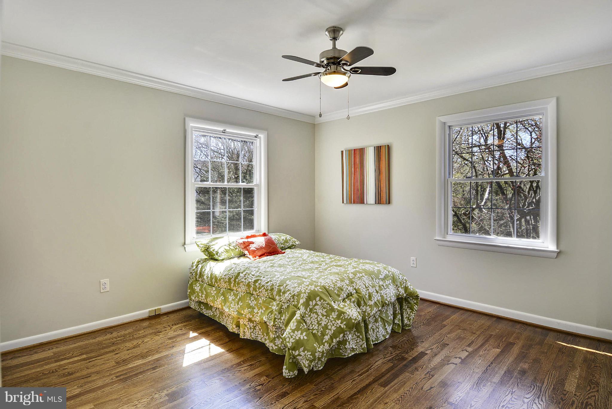 1954 Foxhall Road McLean, VA 22101 - Photo 15 of 30 a bedroom with a bed and a window