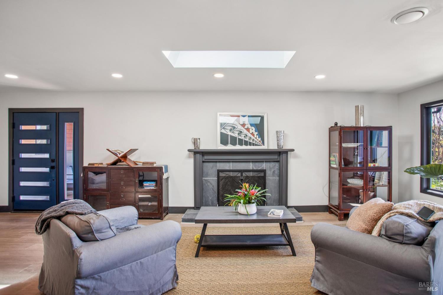 2100 Center Road Novato, CA 94947 - Photo 12 of 32 The livinging room has two entrances. One that has a porch and the other for easy access to bring in groceries.