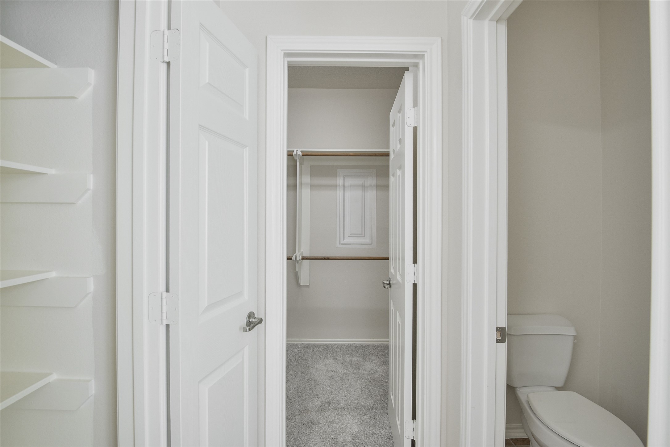 3618 Orchard Valley Lane Spring, TX 77386 - Photo 21 of 39 a bathroom with a toilet and a shower