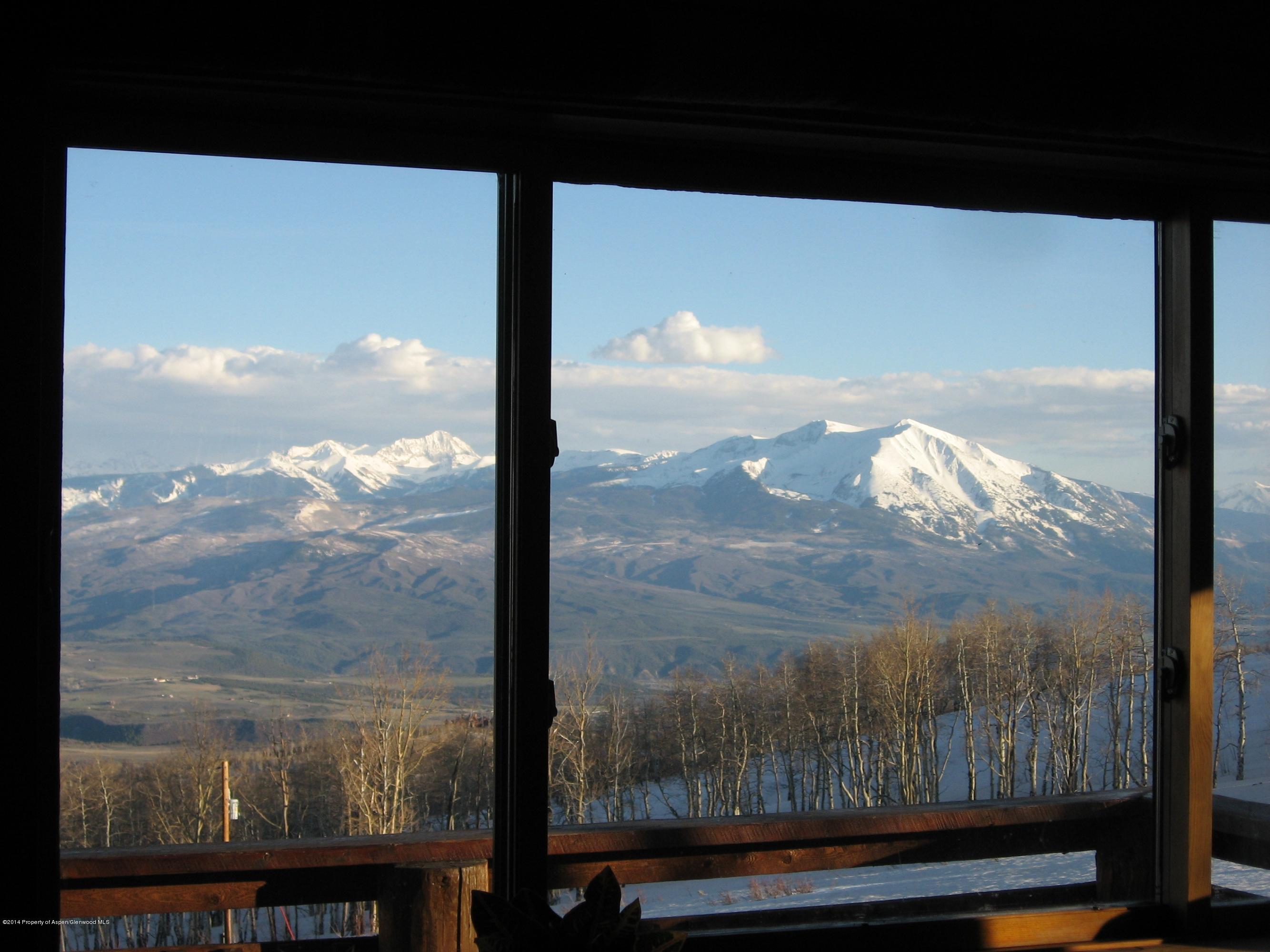630 Foster Ridge Road Glenwood Springs, CO 81601 - Photo 5 of 27 a view of a glass door from a window