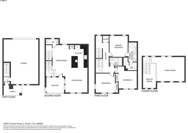 $999,000 | 5420 Central Parkway, Unit B, Dublin, CA 94568