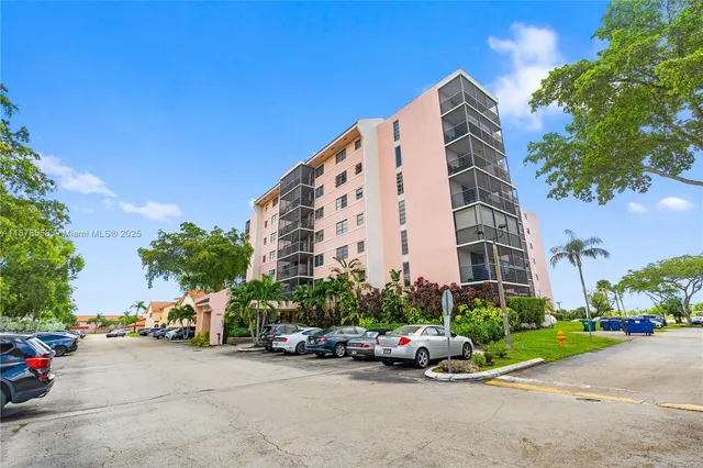 a view of car parked on the side of road