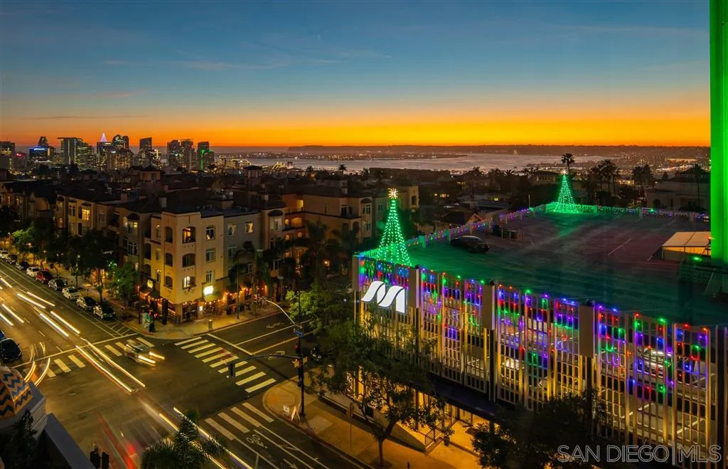 2500 Sixth Avenue, Unit 1107 San Diego, CA 92103 - Photo 2 of 3 a view of city and street from a balcony