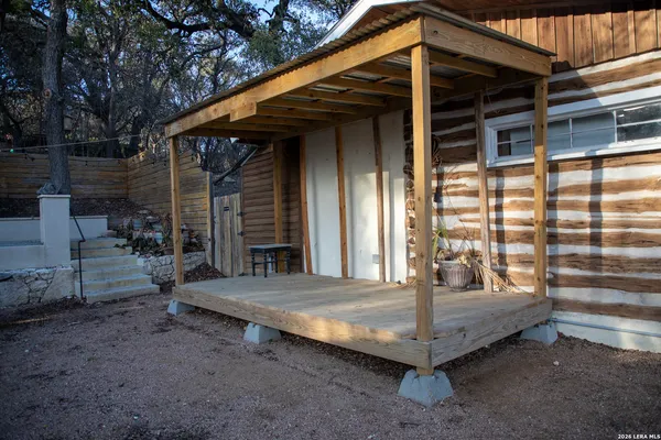 a view of outdoor space with porch