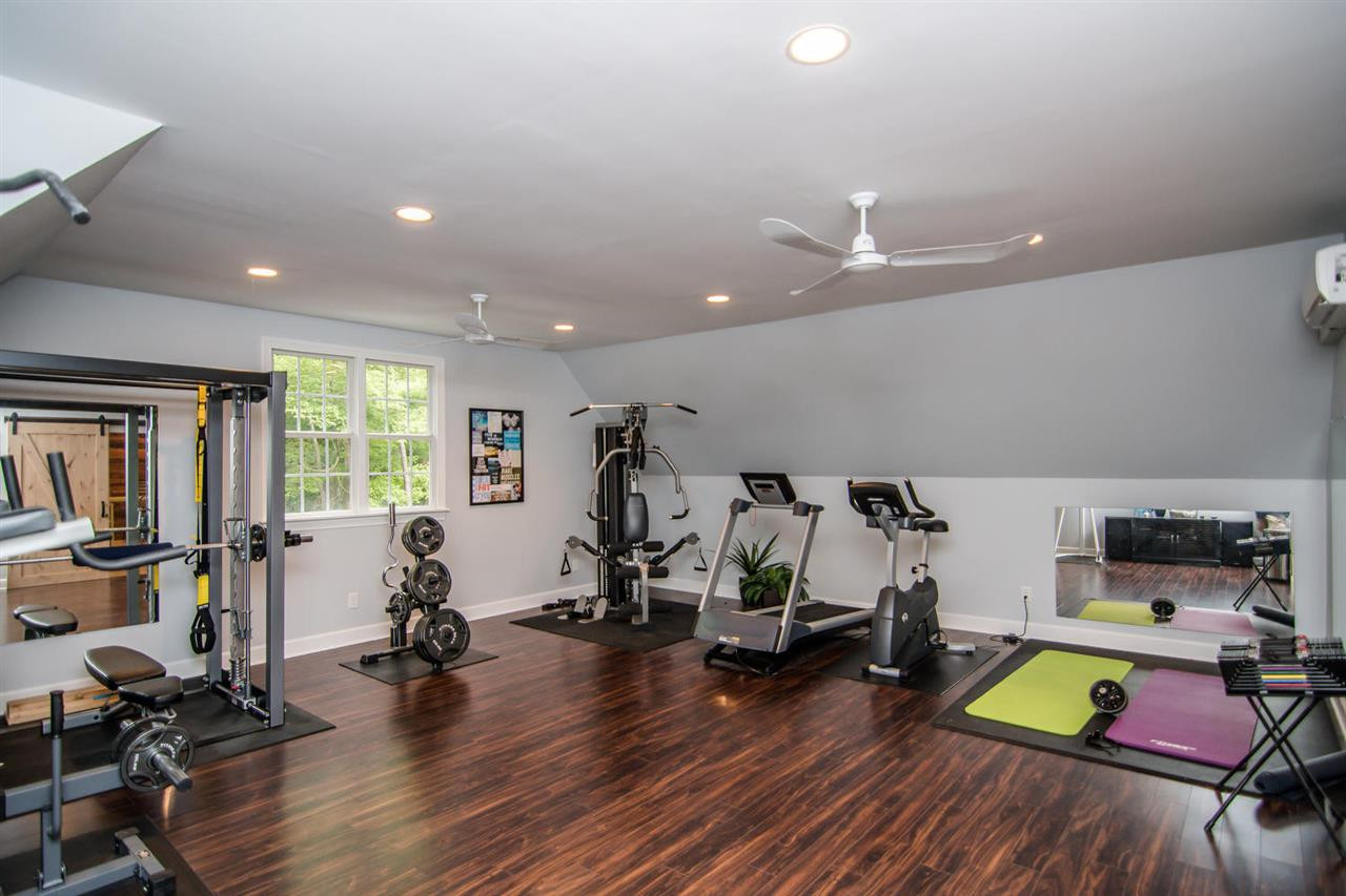 10321 Six Forks Road Raleigh, NC 27615 - Photo 22 of 30 Gym in Barn