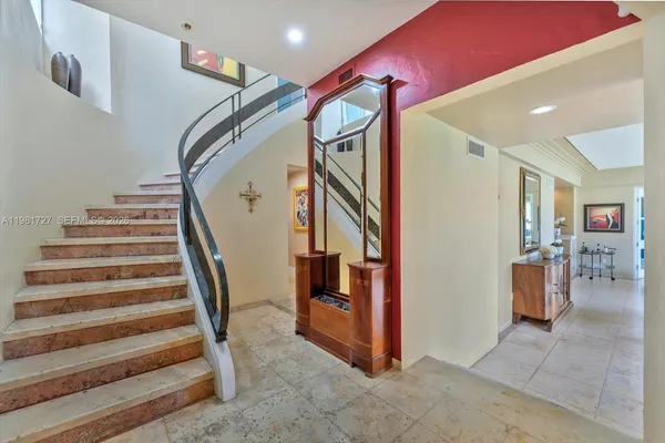 a view of entryway and hall