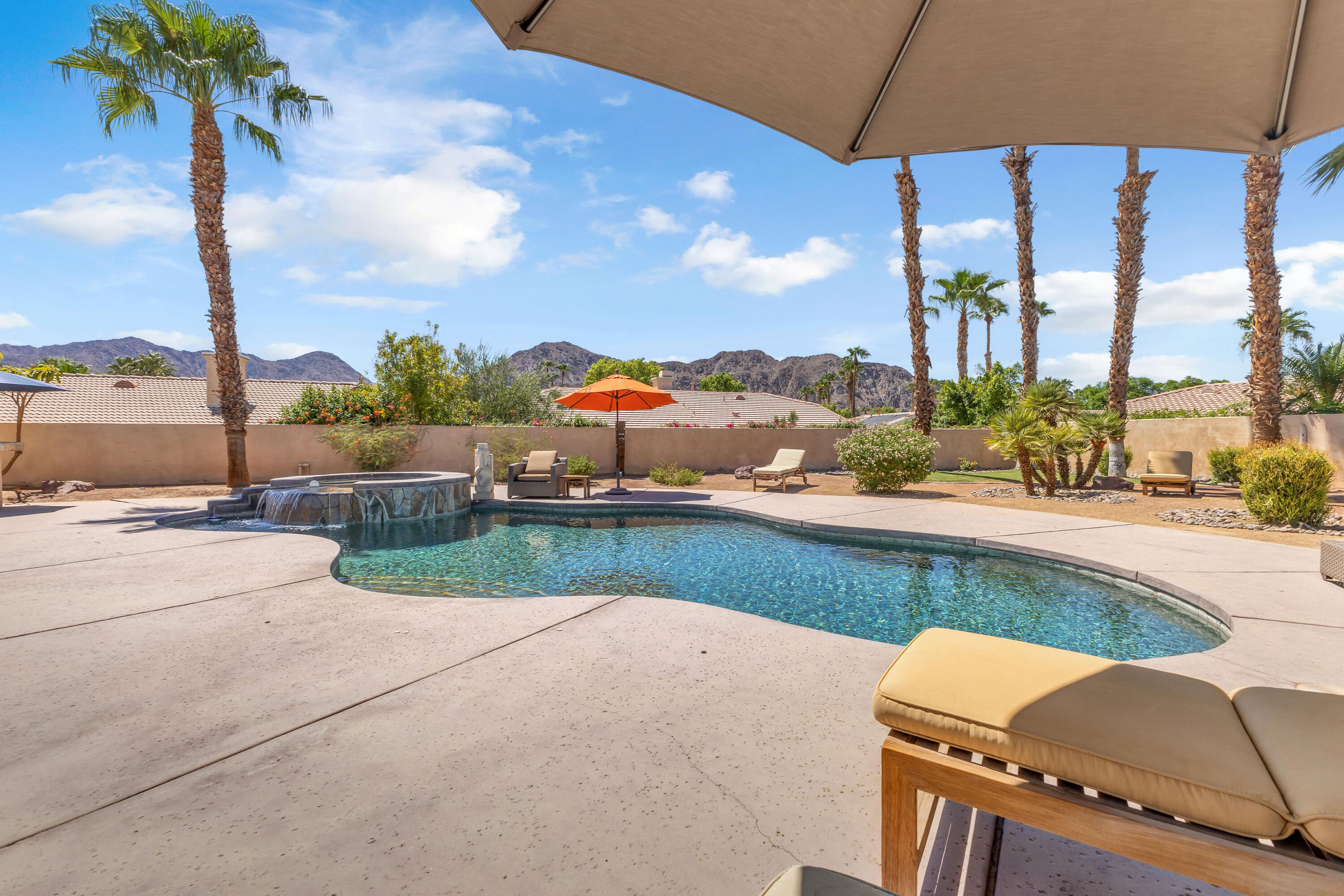 47845 Vía Opera La Quinta, CA 92253 - Photo 28 of 47 a view of a terrace with a lake view