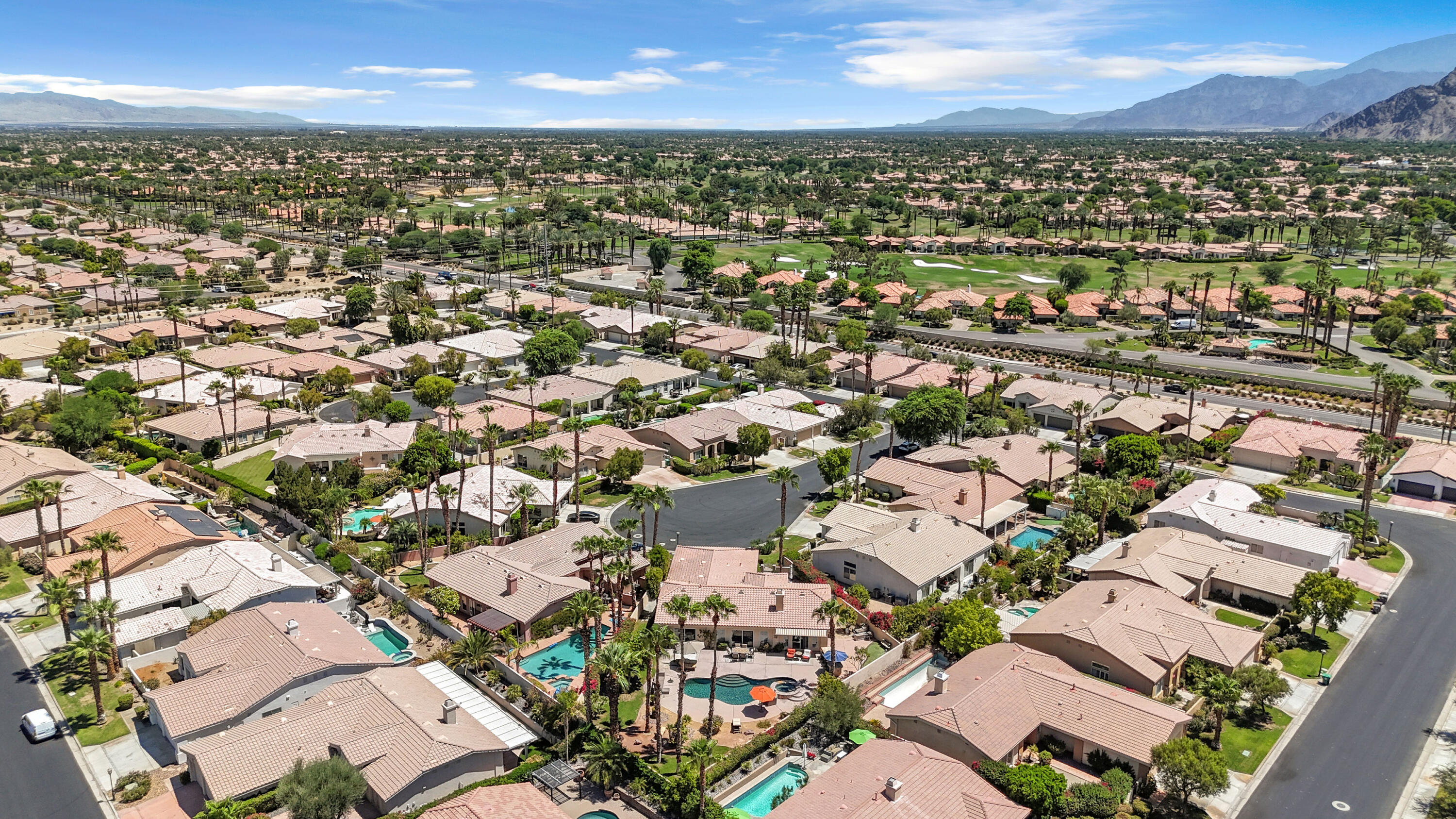 47845 Vía Opera La Quinta, CA 92253 - Photo 34 of 47 an aerial view of residential building with outdoor space