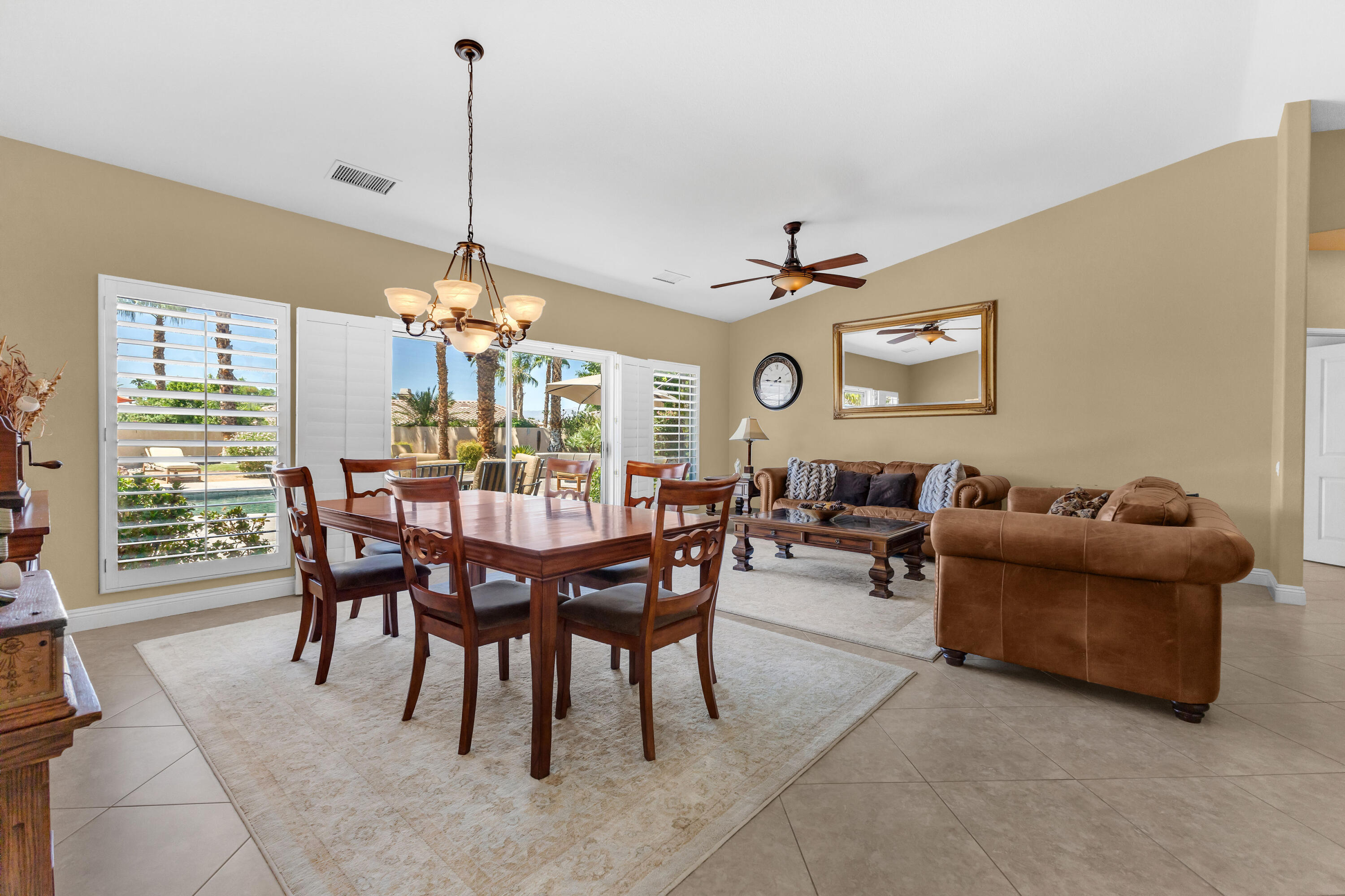 47845 Vía Opera La Quinta, CA 92253 - Photo 9 of 47 a view of a livingroom and dining room