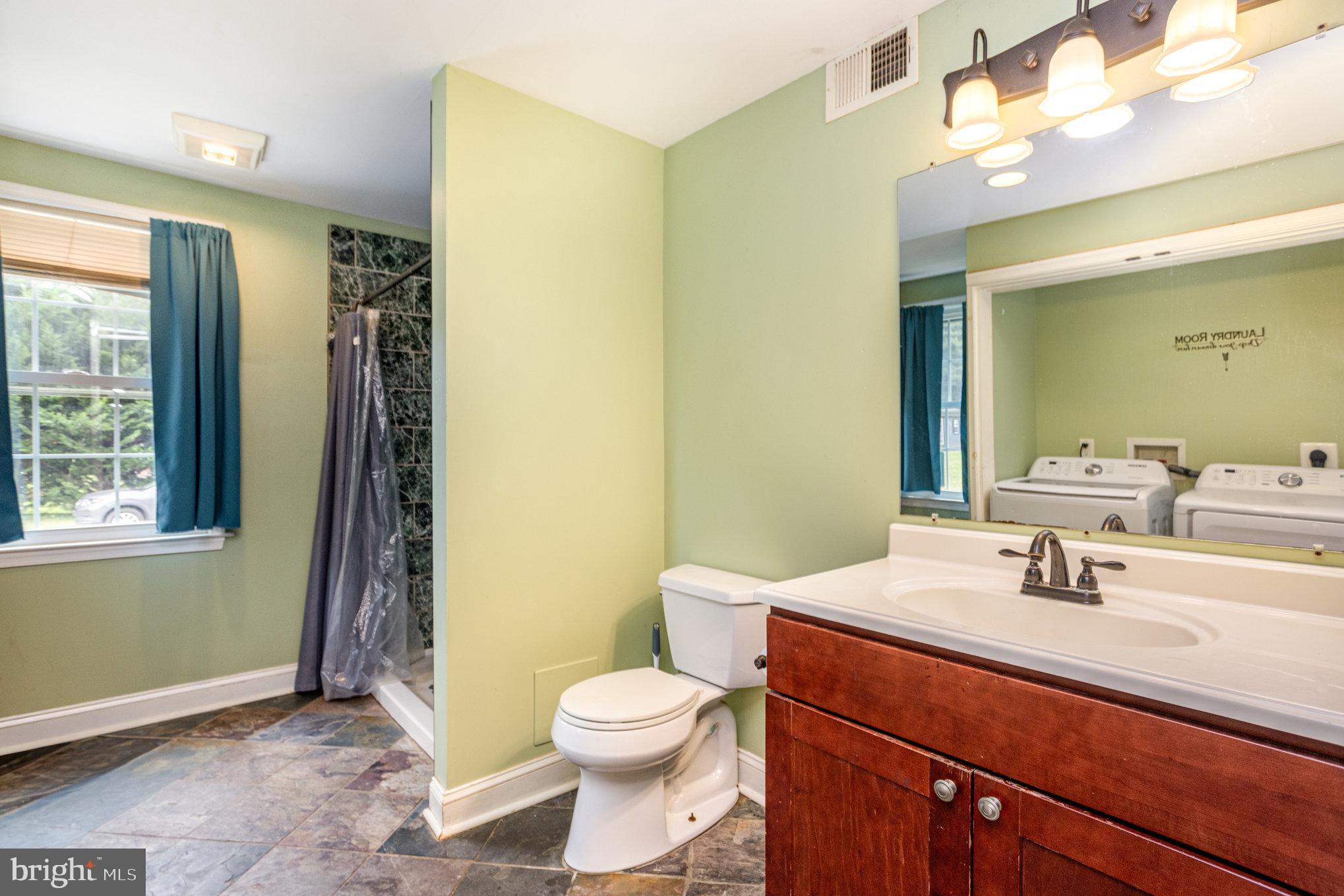 4033 Conowingo Road Darlington, MD 21034 - Photo 17 of 42 a bathroom with a sink a toilet and shower