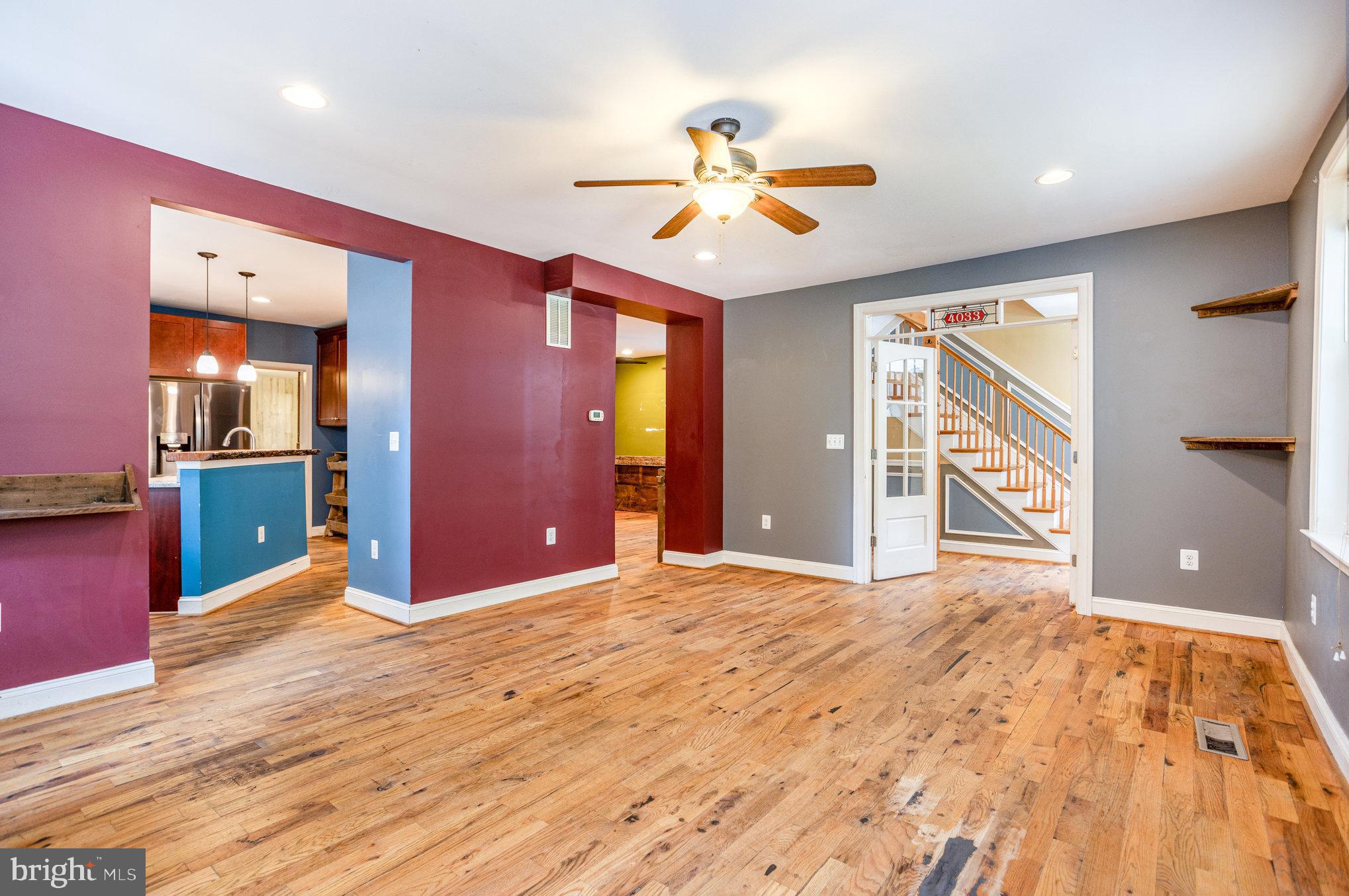 4033 Conowingo Road Darlington, MD 21034 - Photo 7 of 42 a view of an empty room with window and a ceiling fan