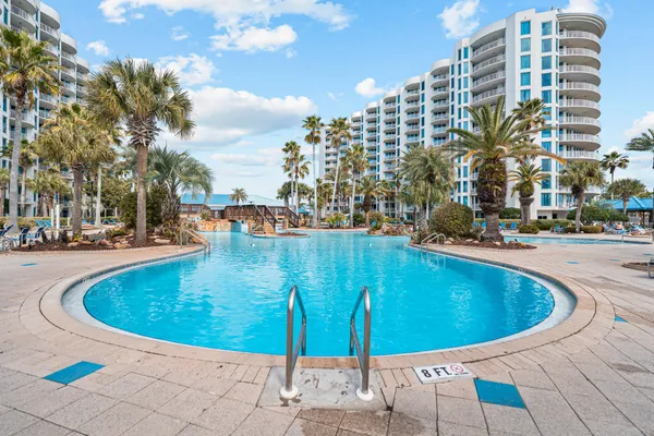 a view of a building with garden