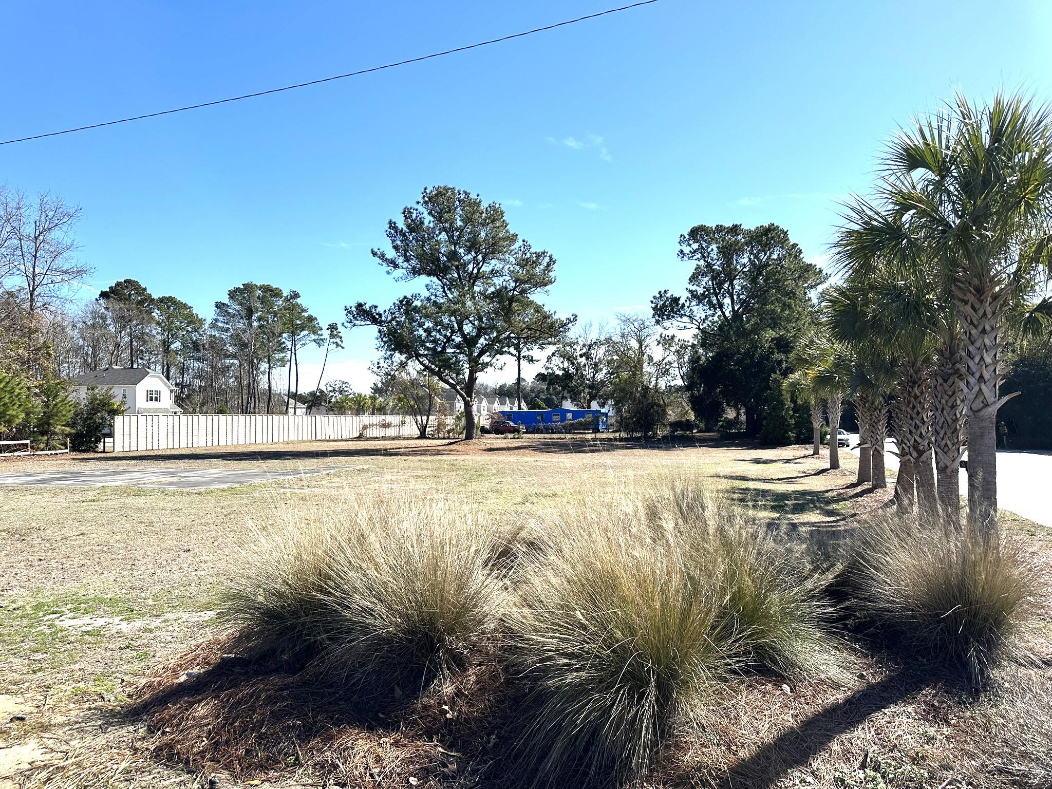 Front Right Corner of Lot