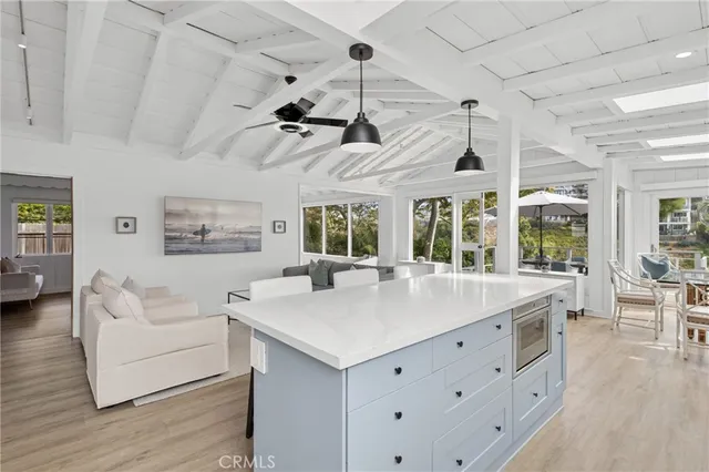 a living room with furniture and window