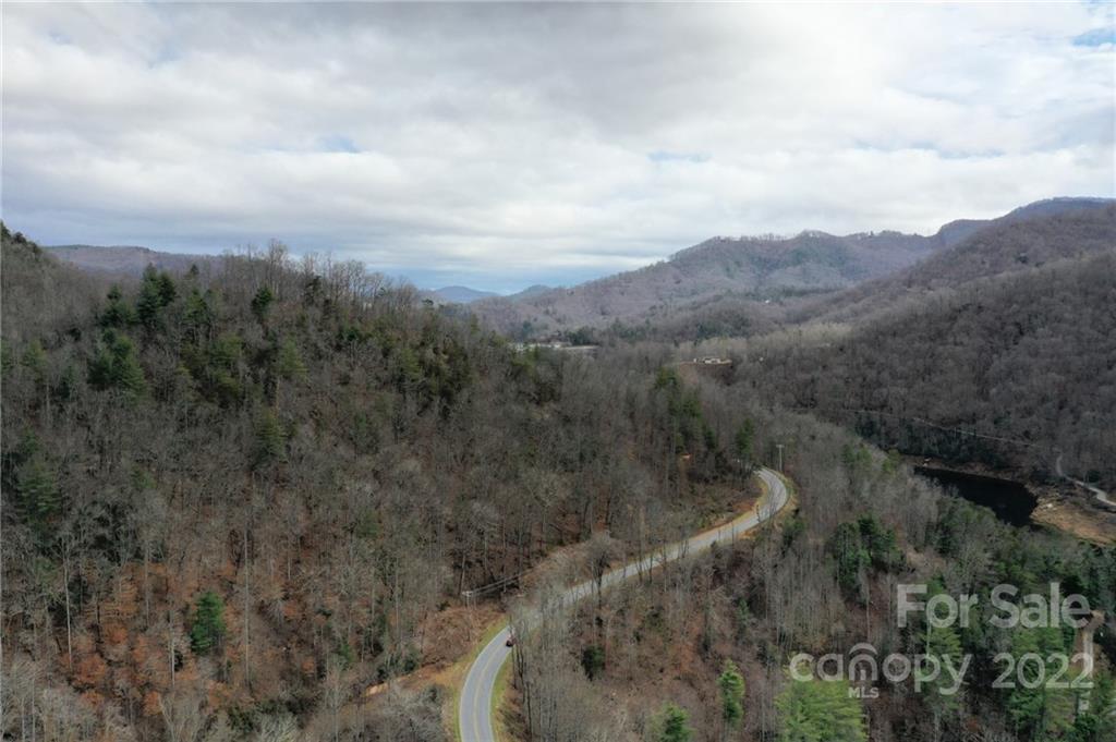 Lot 10 Cedar Cliff Road Tuckasegee, NC 28783 - Photo 9 of 14 a view of a forest with mountains in the background