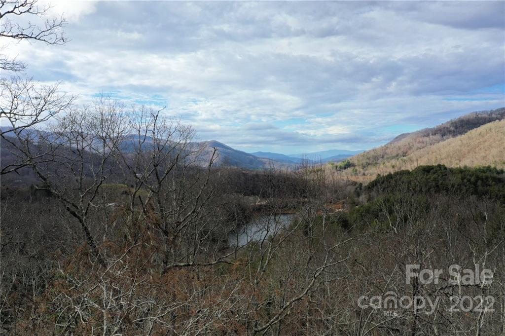 Lot 10 Cedar Cliff Road Tuckasegee, NC 28783 - Photo 10 of 14 a view of a yard and mountains in the background