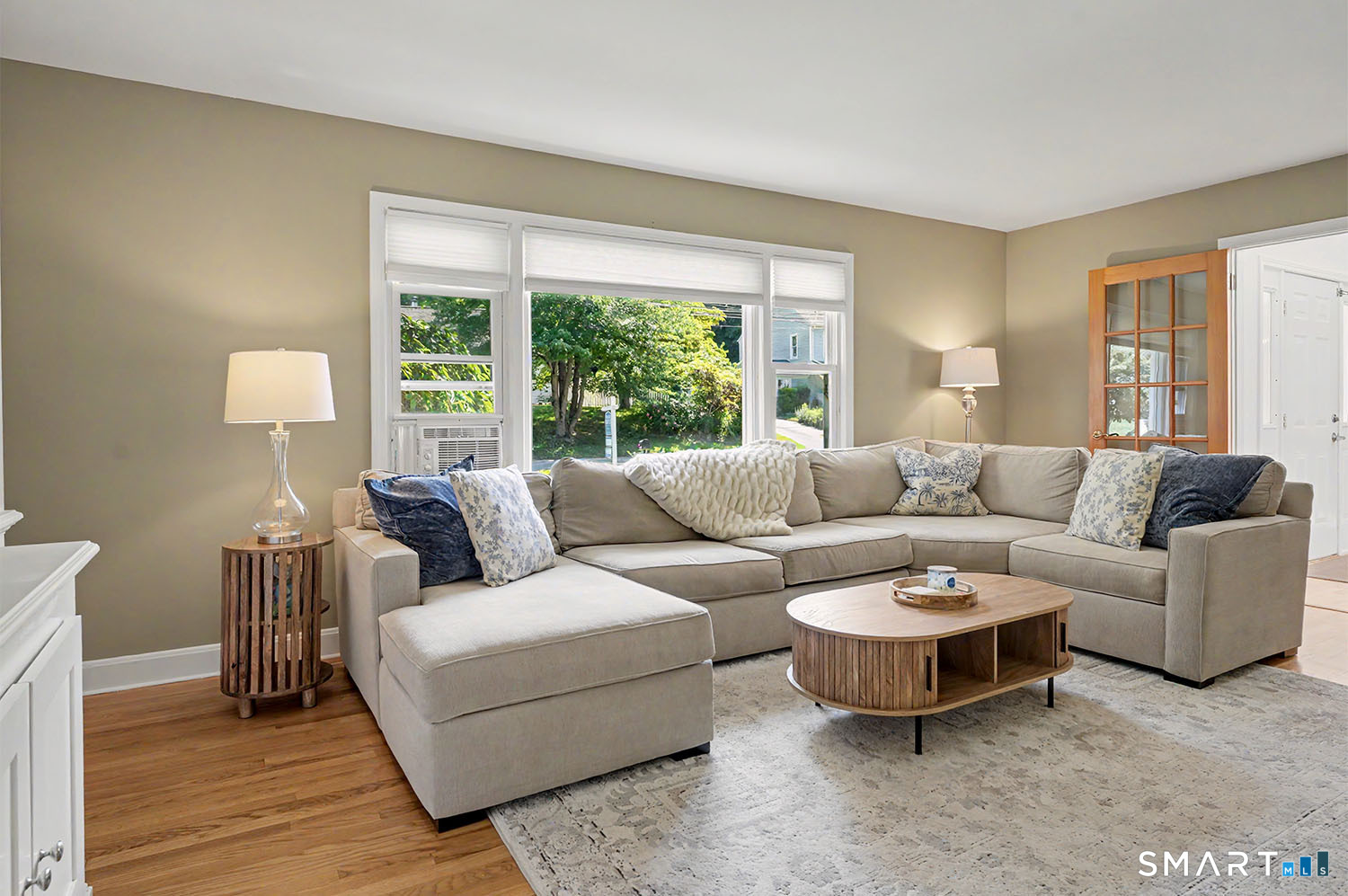 365 Adley Road Fairfield, CT 06825 - Photo 6 of 39 Living Room with hardwood floors and large picture window