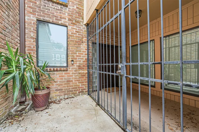 a view of a potted plant with a window
