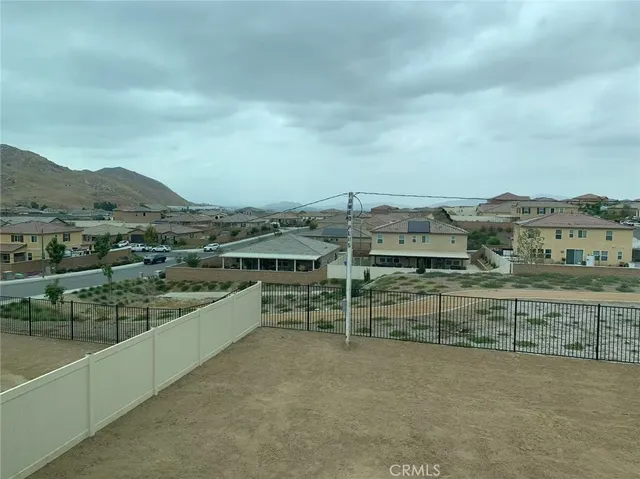a view of a lake with a city