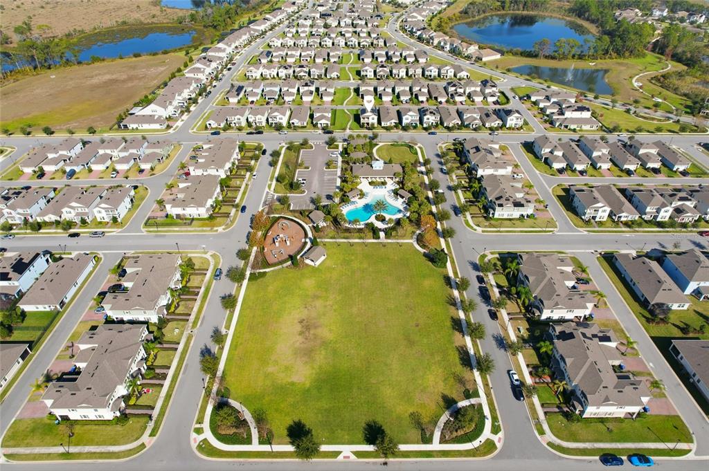 16098 Mangrove Road Winter Garden, FL 34787 - Photo 34 of 40 an aerial view of residential houses with outdoor space
