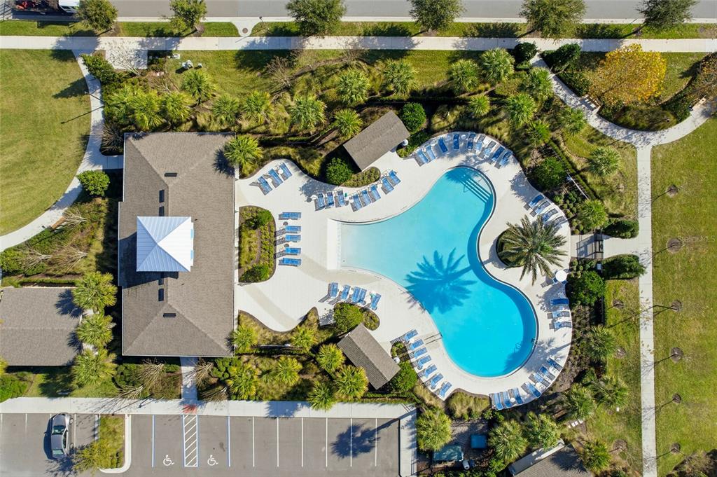 16098 Mangrove Road Winter Garden, FL 34787 - Photo 36 of 40 an aerial view of residential house with outdoor space and swimming pool
