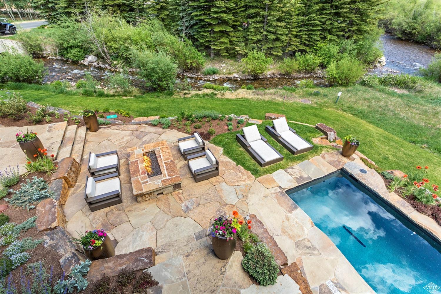 2950 Booth Creek Drive Vail, CO 81657 - Photo 22 of 25 a view of yard from terrace view