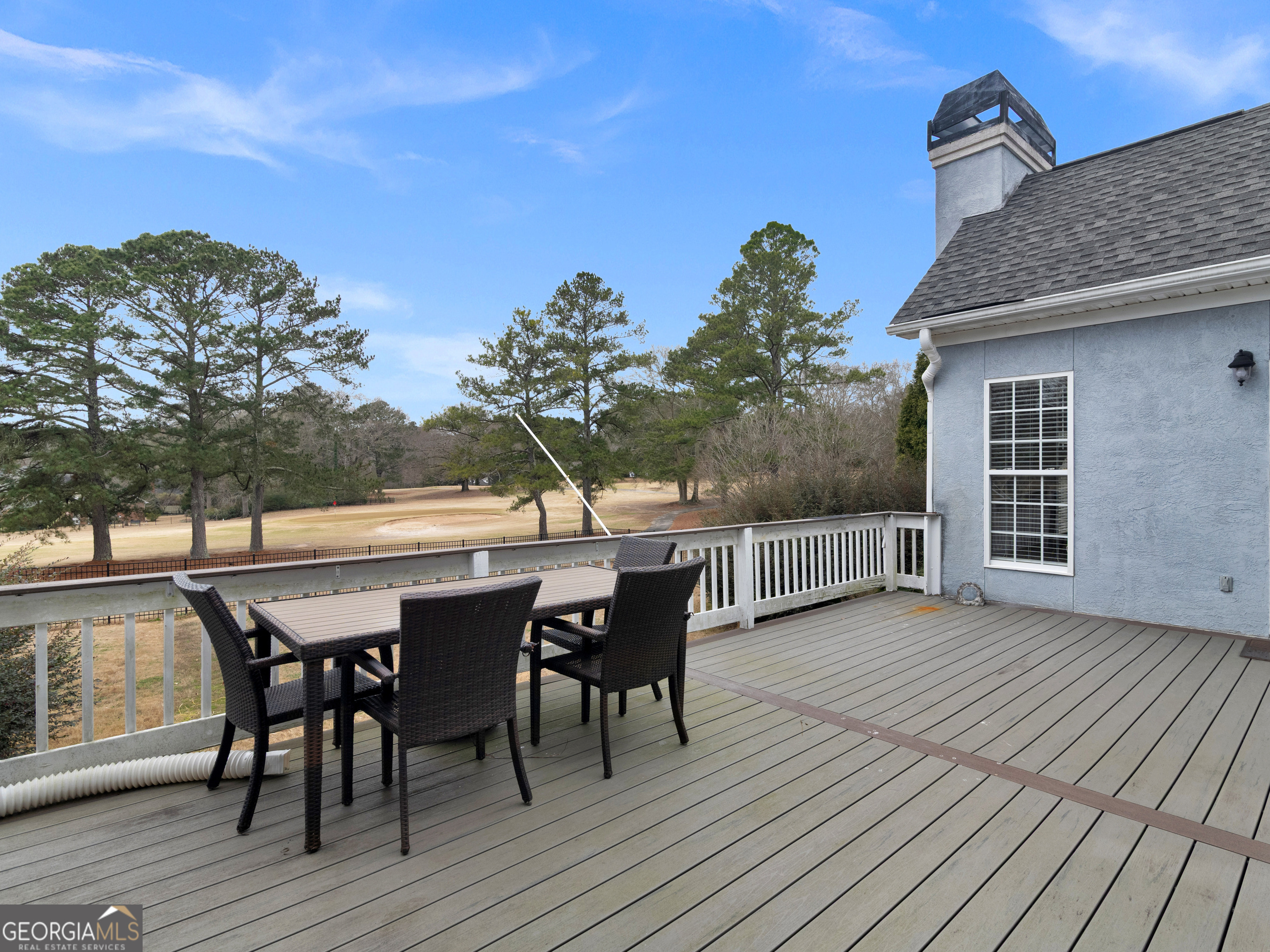517 North Pine Hill Road Griffin, GA 30223 - Photo 4 of 25 a view of a chairs and table on the deck