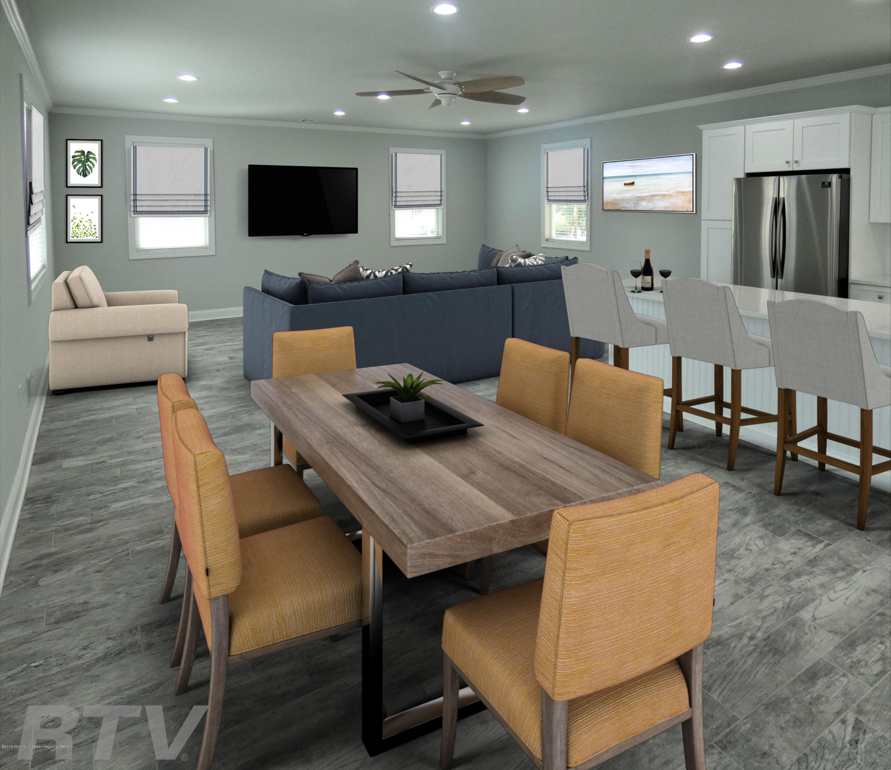 116 San Diego Road Lavallette, NJ 08735 - Photo 2 of 24 din-liv scene 1