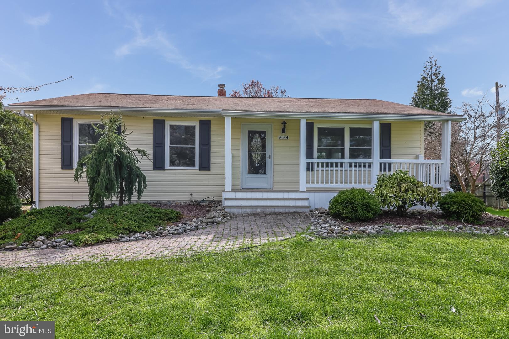 Front Exterior with Paved Walkway
