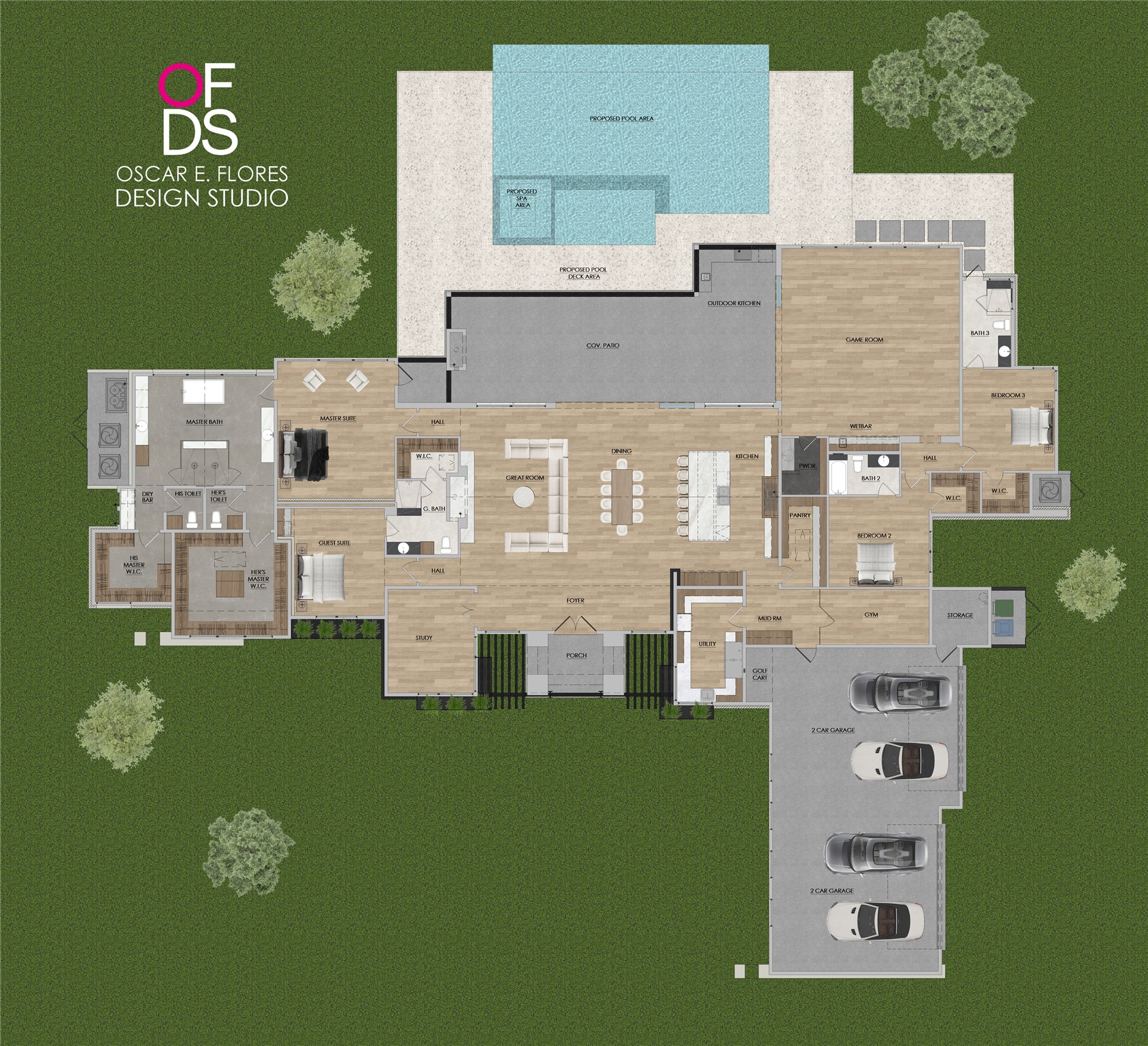 5408 Spring Preserve Trail Bee Cave, TX 78738 - Photo 40 of 40 a aerial view of a house with a garden