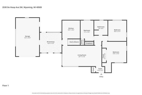 $230,000 | 2530 De Hoop Avenue, Wyoming, MI 49509