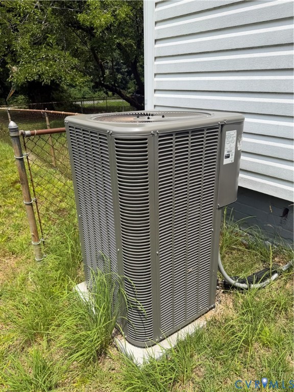2911 Alcott Road Richmond, VA 23237 - Photo 6 of 20 Outdoor HVAC unit situated on a concrete pad, agai